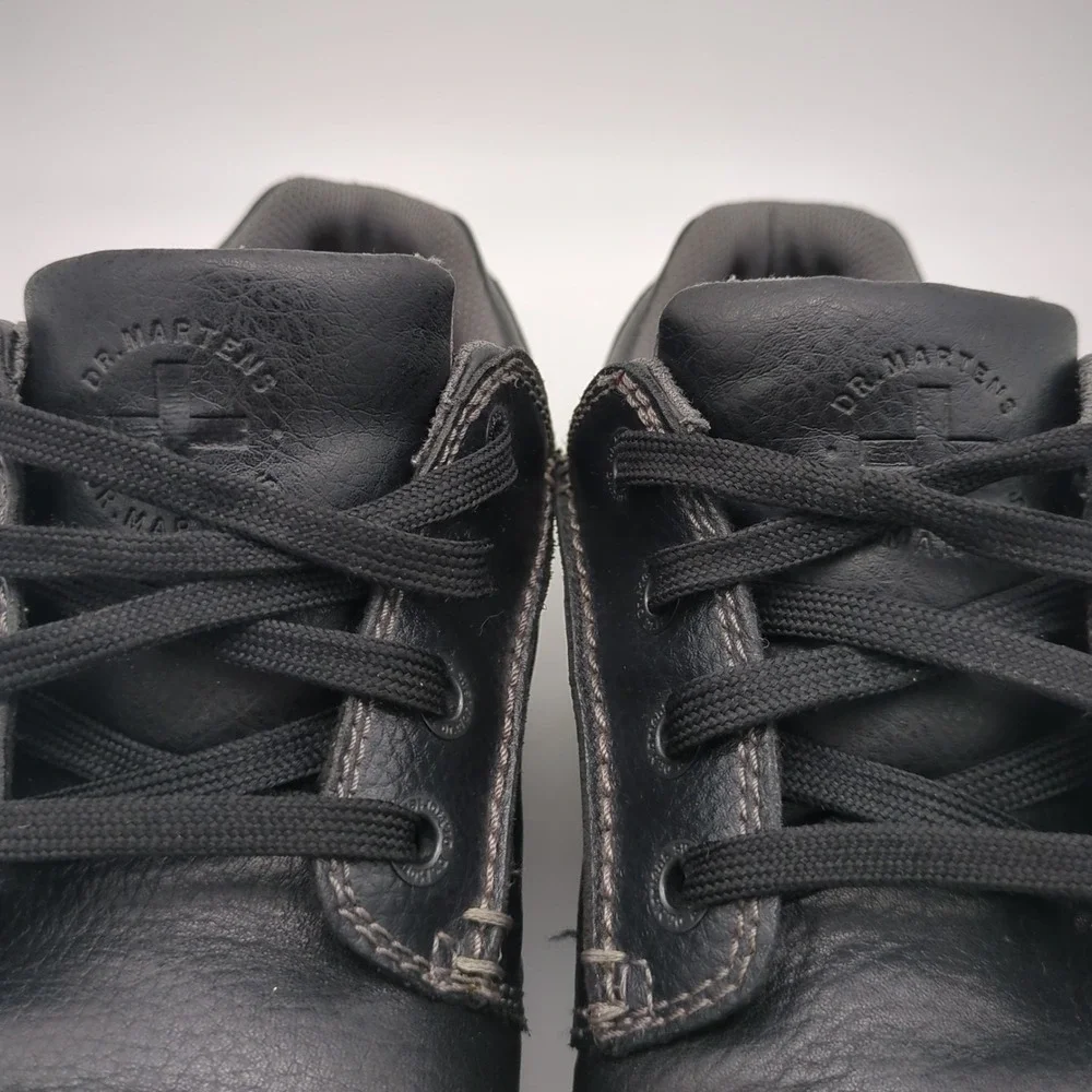 Dr Martens Rockland Shoes Mens 12 Black Pebble Leather Oxford Chunky Goth Grunge